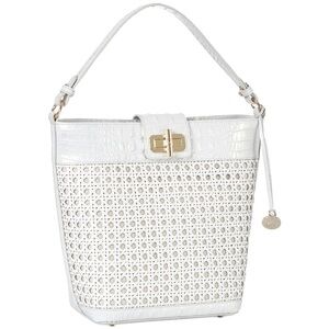 ✨️🤍 NWT RARE Shira Shell White Mayfield Bucket Bag or Crossbody ✨️🤍